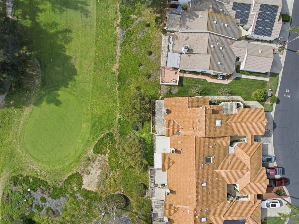 29585 Circle R Greens Drive Escondido, CA 92026 - Photo 39 of 40 an aerial view of residential house with pool and garden