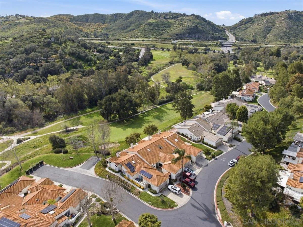 29585 Circle R Greens Drive Escondido, CA 92026 - Photo 40 of 40 an aerial view of residential houses with outdoor space