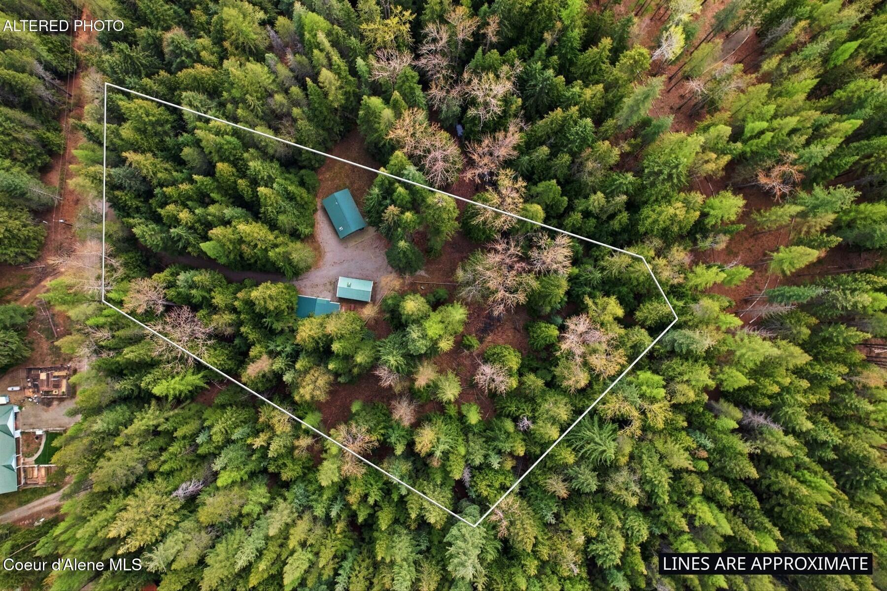 354 Fall Creek Road Naples, ID 83847 - Photo 29 of 37 Aerial