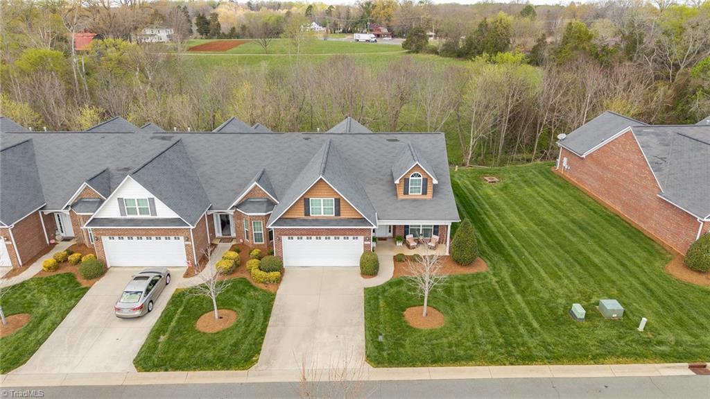 2141 Longshadow Drive Graham, NC 27253 - Photo 3 of 41 Aerial view of the property. HOA maintained lawn care.