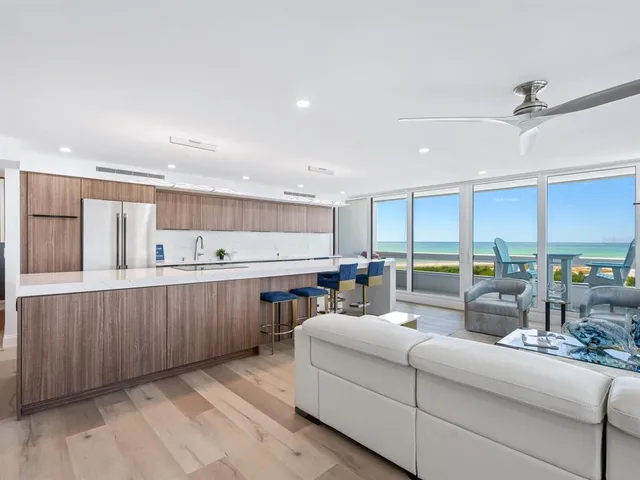 a view of an ocean from a balcony