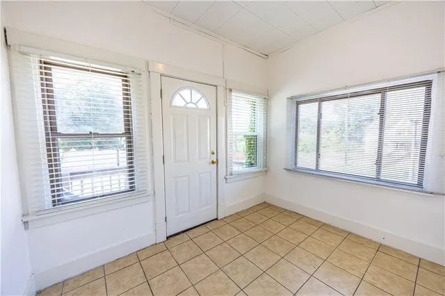 a view of an empty room with window
