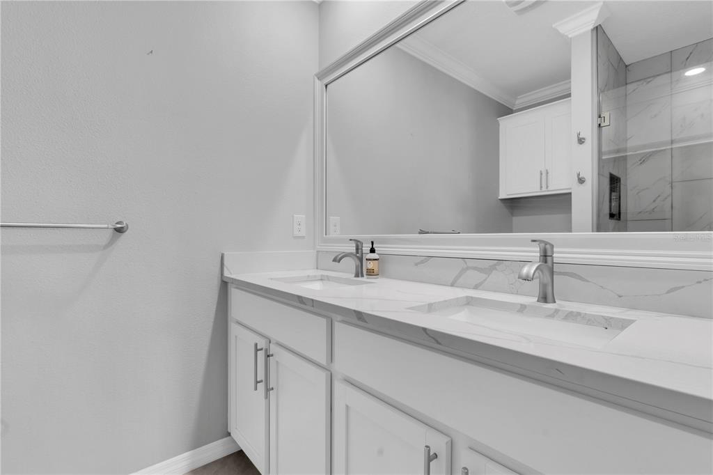 31130 Penny Surf Loop Wesley Chapel, FL 33545 - Photo 17 of 42 a bathroom with a sink and a mirror