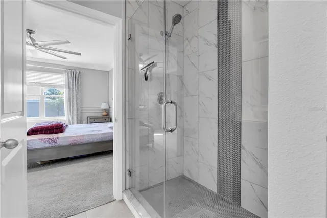 a view of kitchen island with furniture and wooden floor