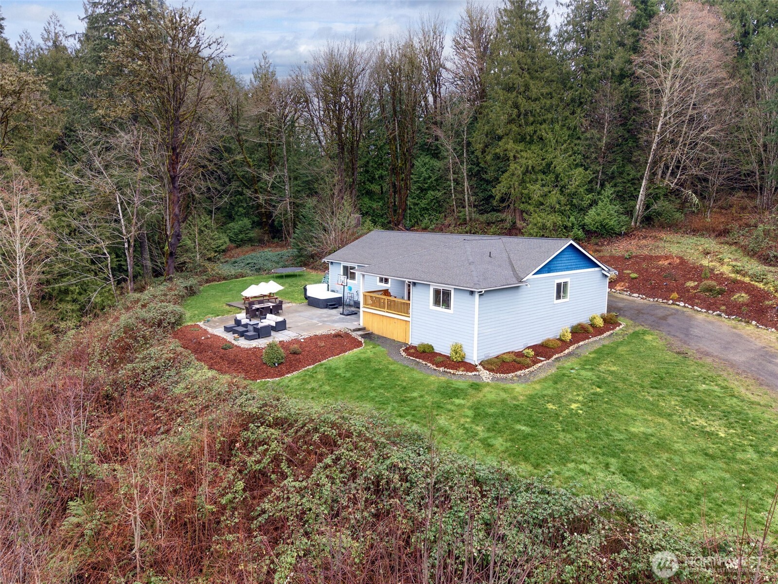 31 East Cove View Drive Belfair, WA 98528 - Photo 19 of 23 an aerial view of a house