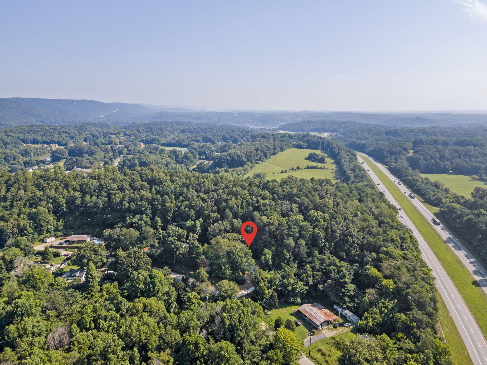 10608 Card Road Soddy Daisy, TN 37379 - Photo 42 of 43 Aerial looking north