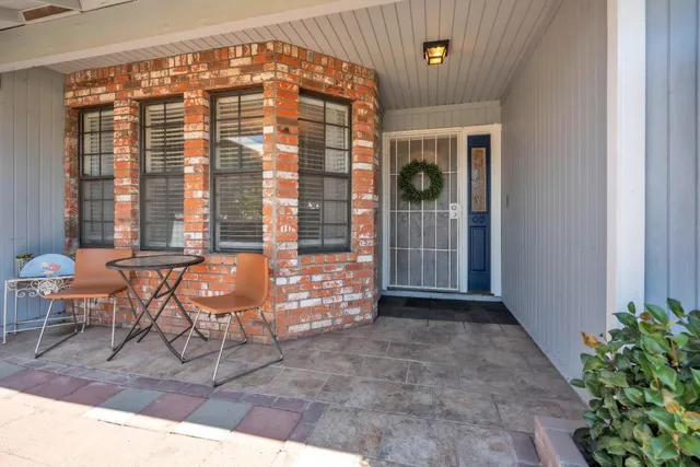 a view of an outdoor space with porch