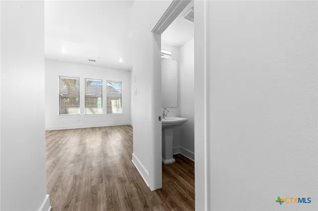 wooden floor in an empty room