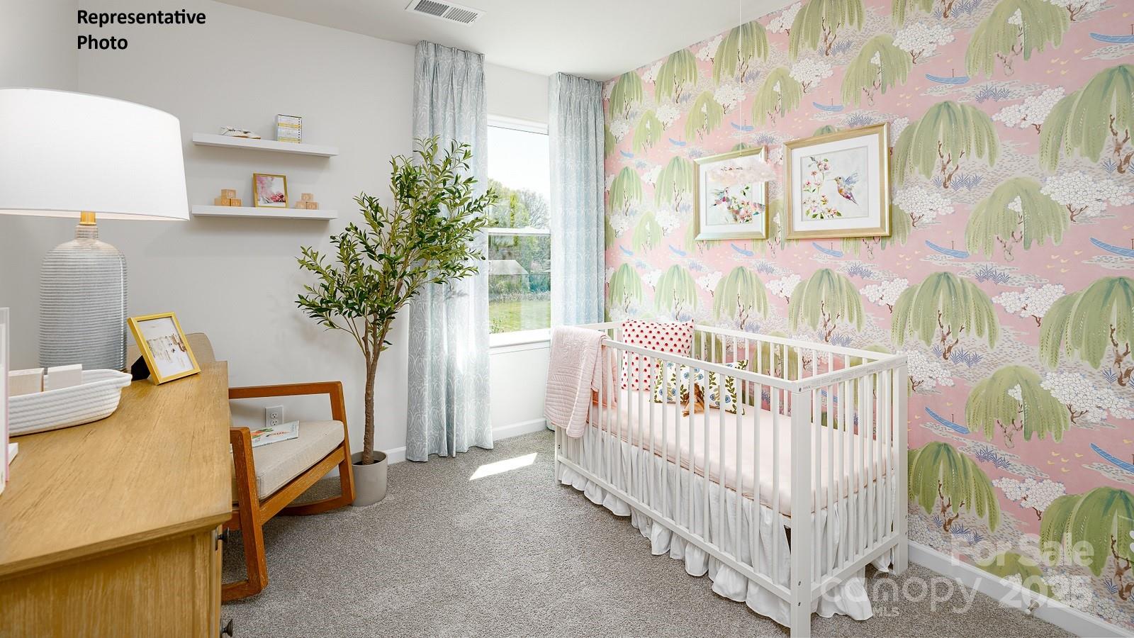 545 Trading Post Lane York, SC 29745 - Photo 18 of 25 a bedroom with furniture and a baby crib