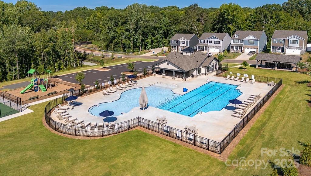 545 Trading Post Lane York, SC 29745 - Photo 20 of 25 a view of a swimming pool with a patio