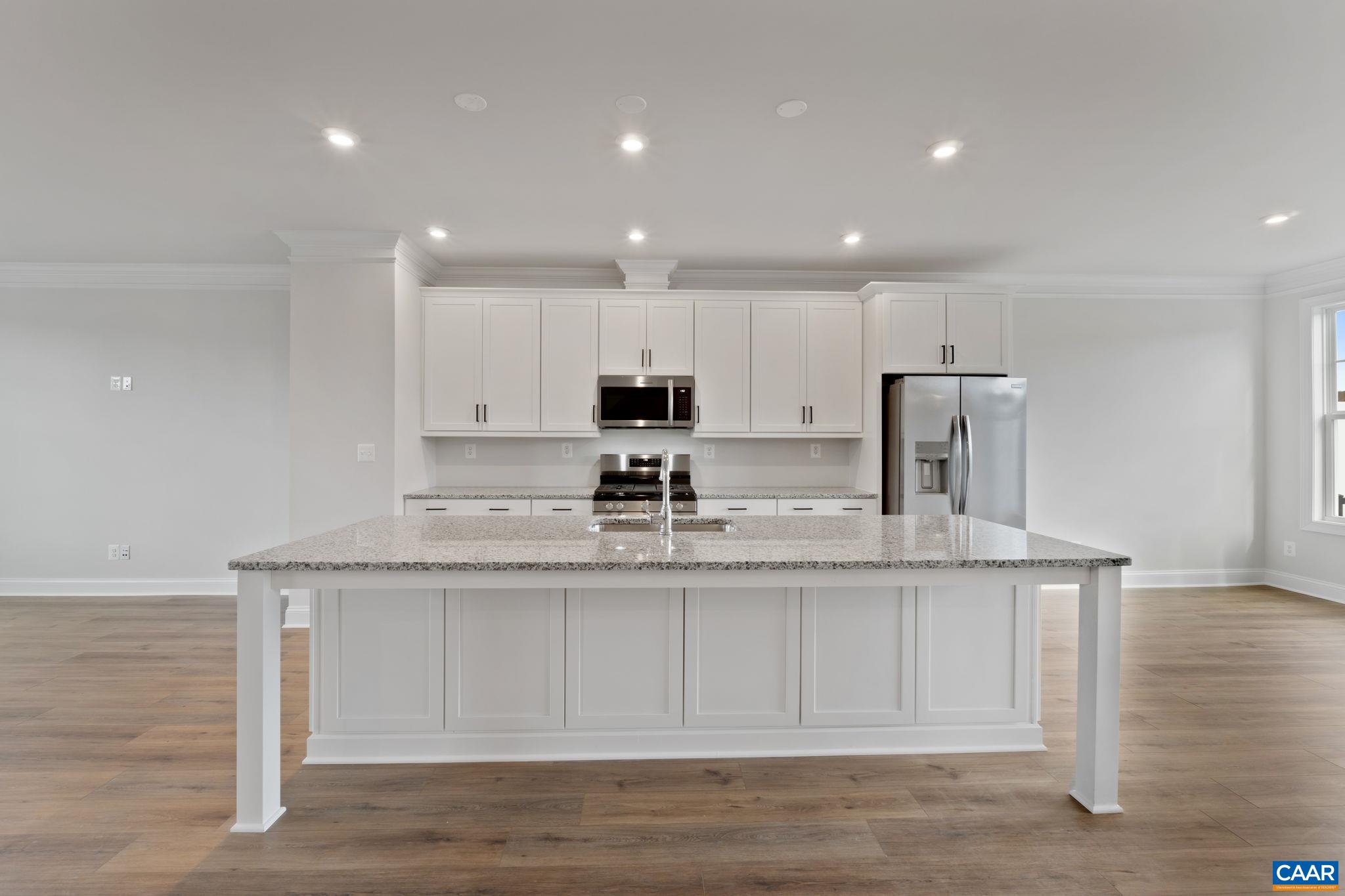 23 Talen Lane Charlottesville, VA 22911 - Photo 21 of 44 a kitchen with stainless steel appliances granite countertop a sink a stove and a refrigerator