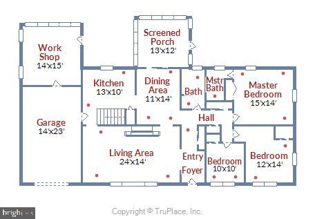 18901 Muncaster Road Derwood, MD 20855 - Photo 57 of 58 Main Level Floorplan
