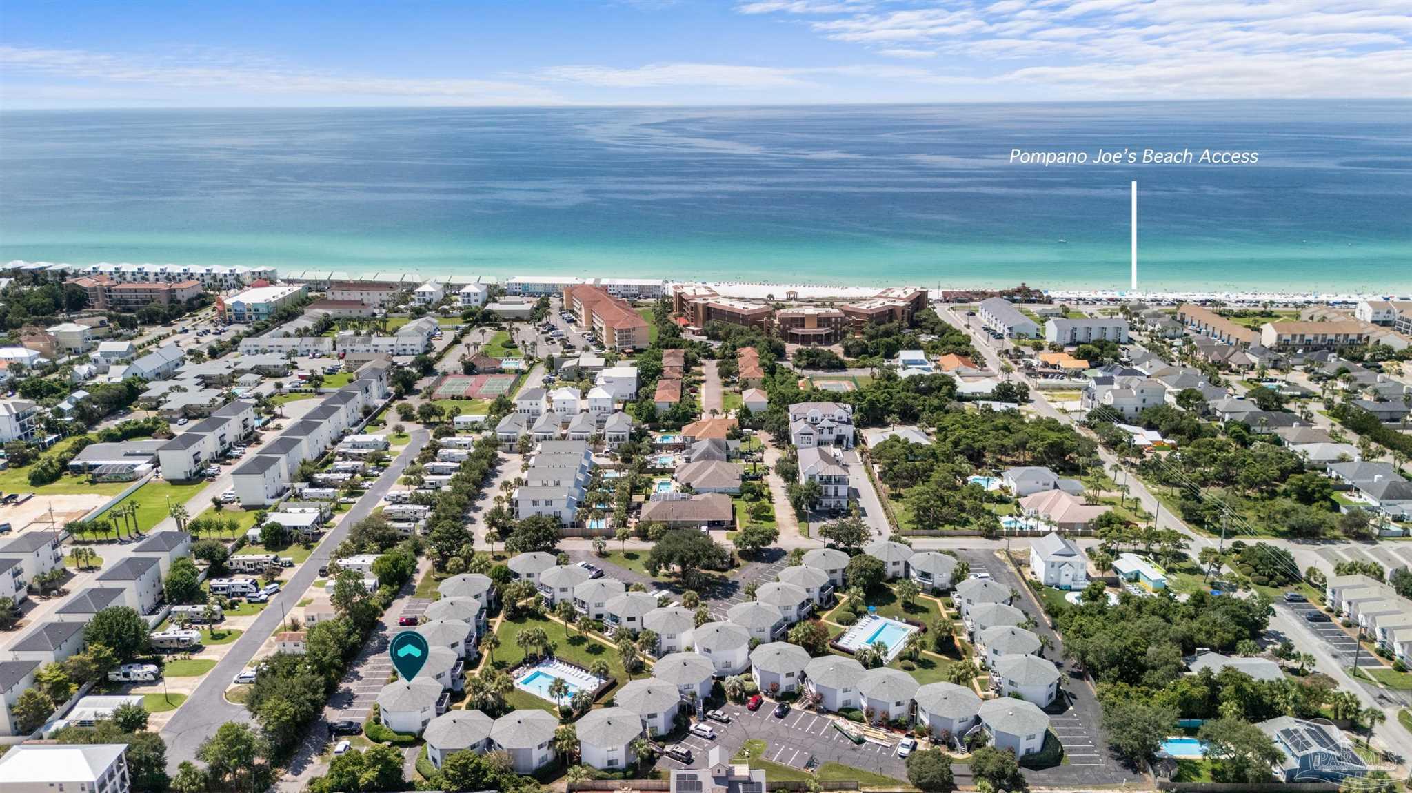285 Payne Street, Unit 21B Miramar Beach, FL 32550 - Photo 2 of 42 an aerial view of a house with a yard