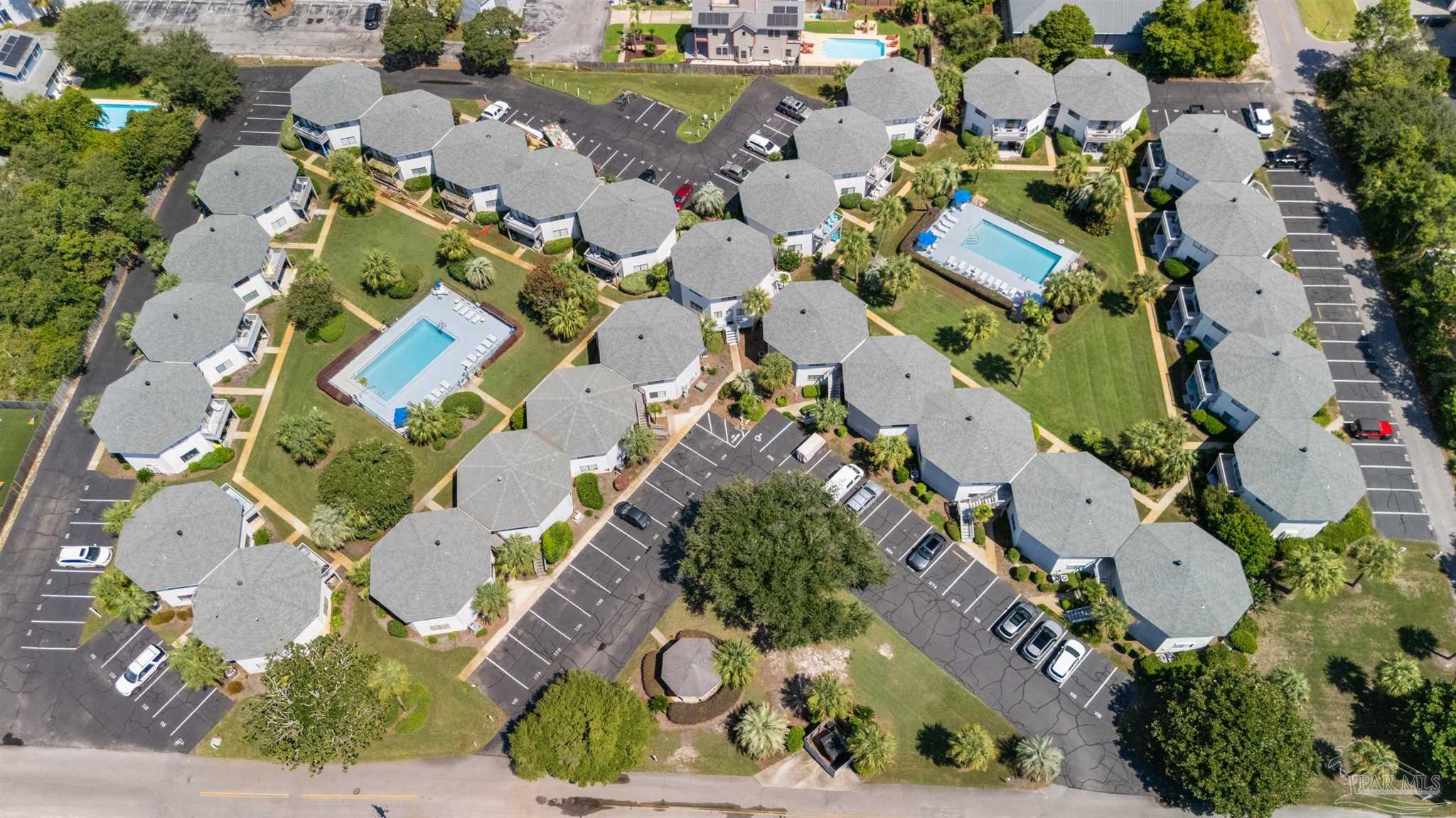 285 Payne Street, Unit 21B Miramar Beach, FL 32550 - Photo 40 of 42 an aerial view of residential houses with outdoor space