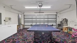 a view of a room with shelves