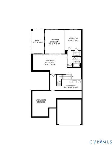 a picture of a floor plan