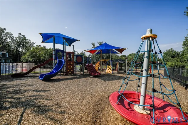 a view of outdoor space with seating