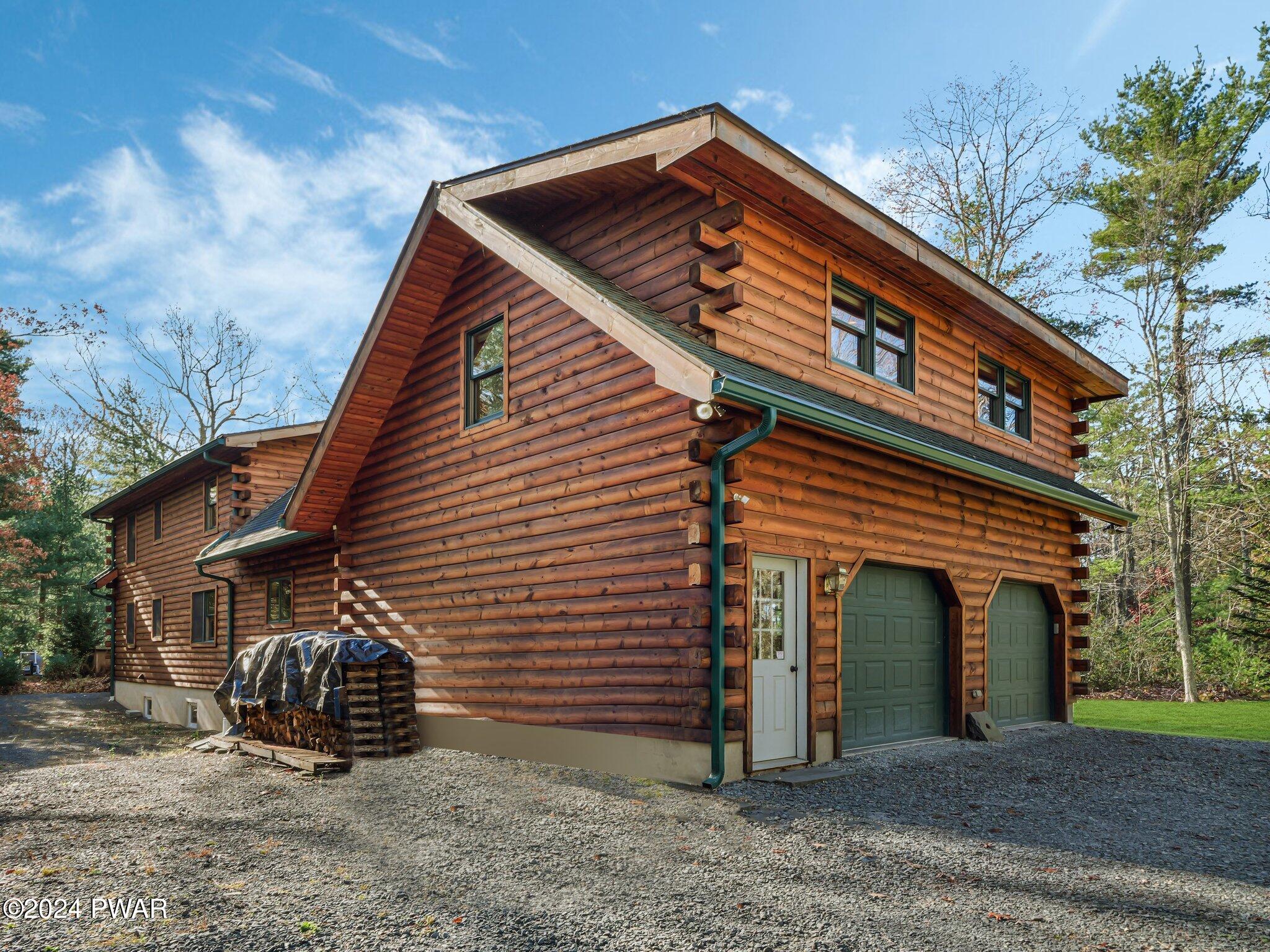 830 Twin Lakes Road Shohola, PA 18458 - Photo 40 of 43 TLR REAR GARAGE MAIN 2