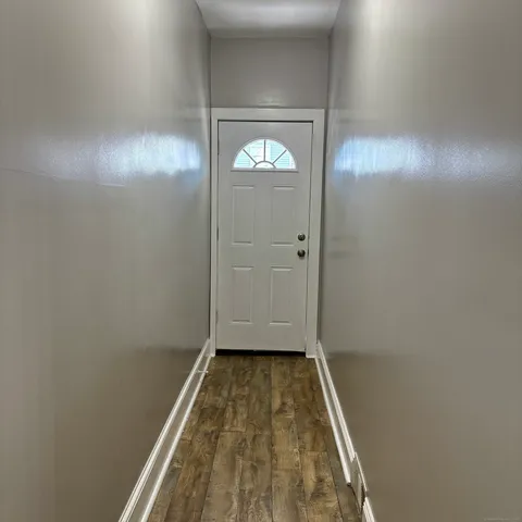 view of room with window