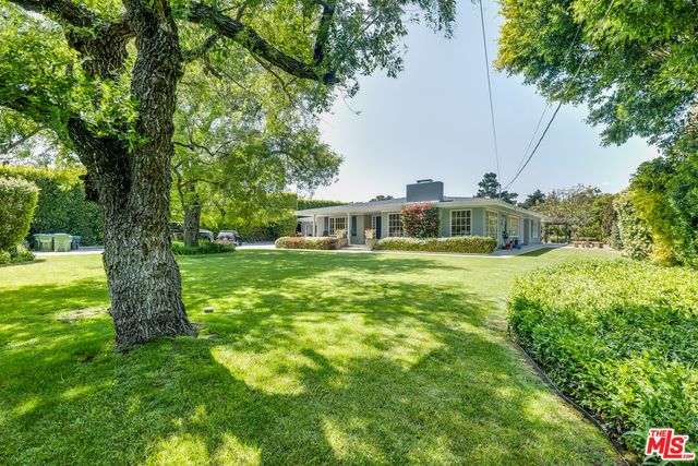 front view of a house with a outdoor space