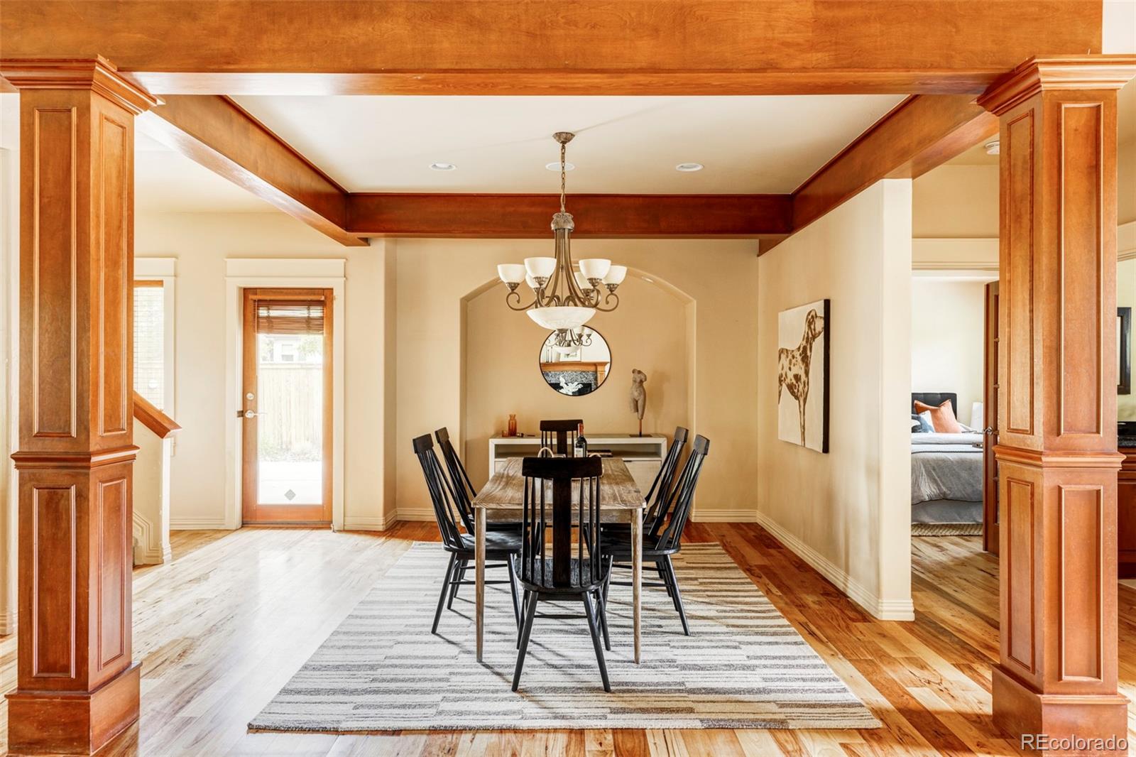 701 Leyden Street Denver, CO 80220 - Photo 12 of 42 a dining room with furniture and window
