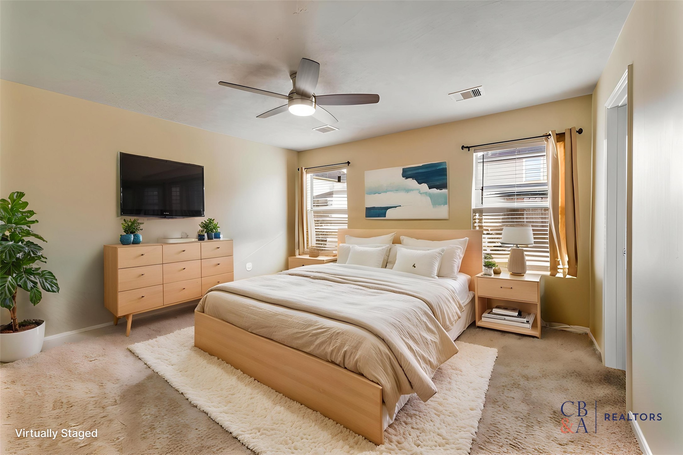3023 Ribbon Creek Way Spring, TX 77389 - Photo 12 of 19 Principal bedroom virtually staged