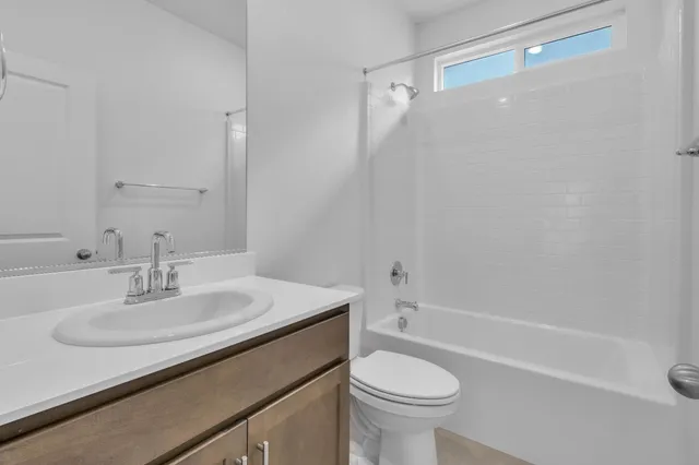 an aerial view of multiple houses