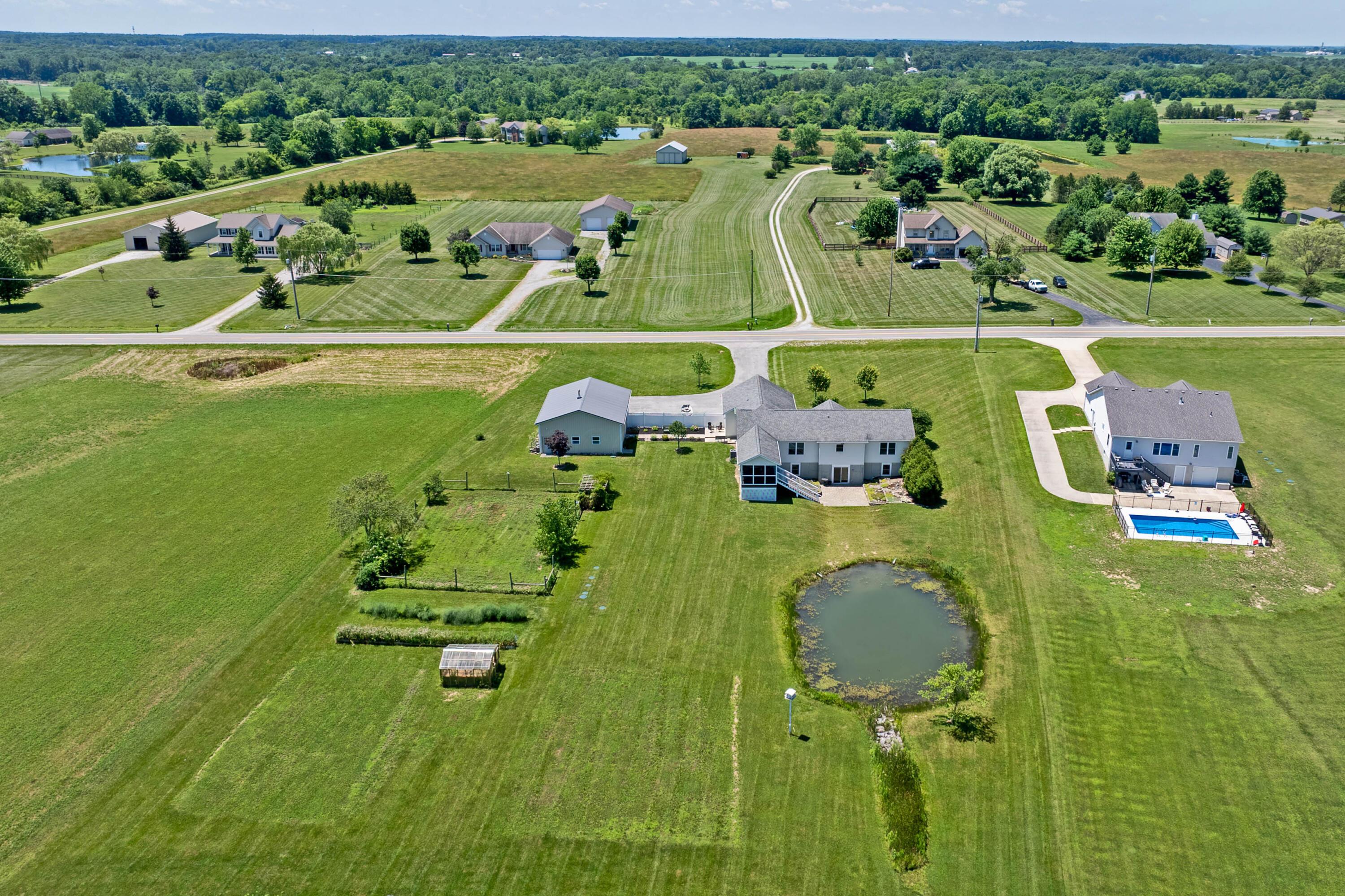 3582 Panhandle Road Delaware, OH 43015 - Photo 59 of 65 60. Rear Aerial