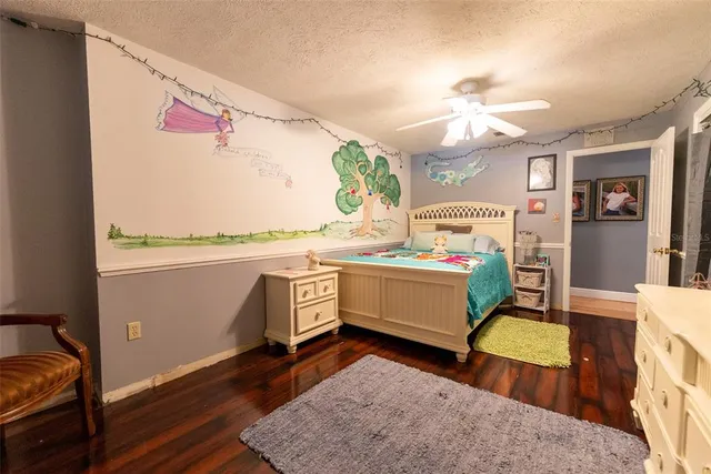 a room with furniture