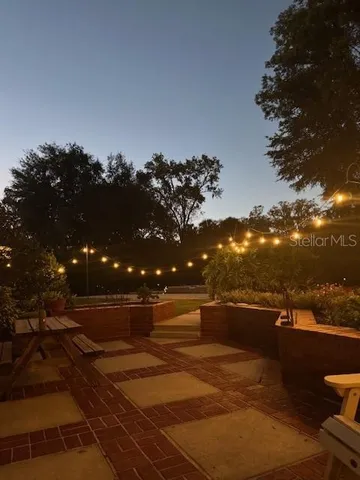 a house with a outdoor space