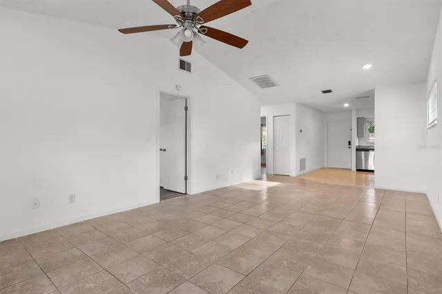 a view of an empty room