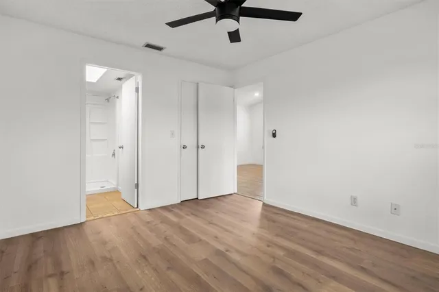 wooden floor in an empty room