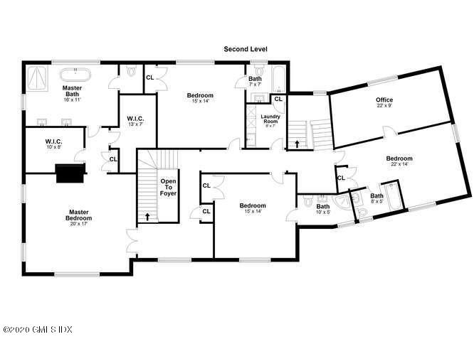 60 Club Road Riverside, CT 06878 - Photo 43 of 44 a picture of a floor plan