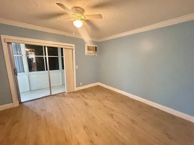 a view of empty room with a window