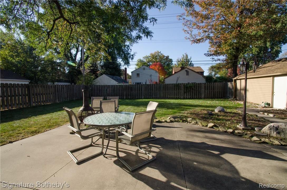 2133 Vernier Road Grosse Pointe, MI 48236 - Photo 30 of 33 Large concrete patio for outside entertaining