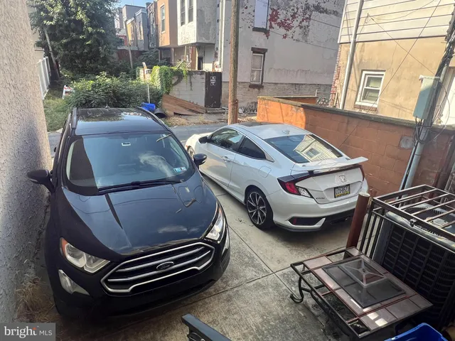 a car parked on the road