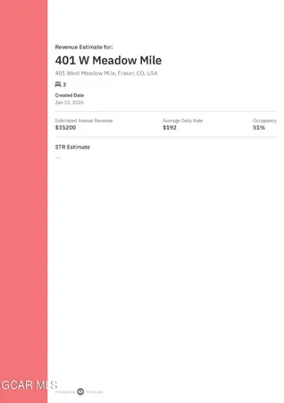 $665,000 | 401 West Meadow Mile, Unit 6, Fraser, CO 80442