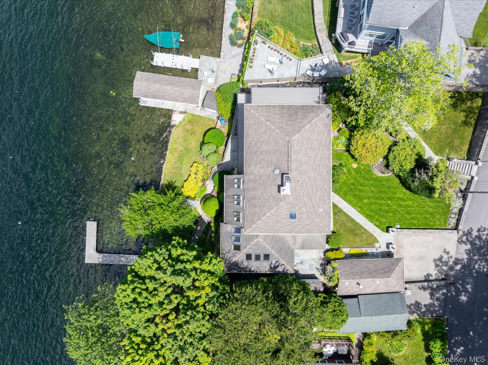 41 Tamarack Road Mahopac, NY 10541 - Photo 38 of 41 Aerial view of 41 Tamarack Road, set within the gated Mahopac Point community on Lake Mahopac