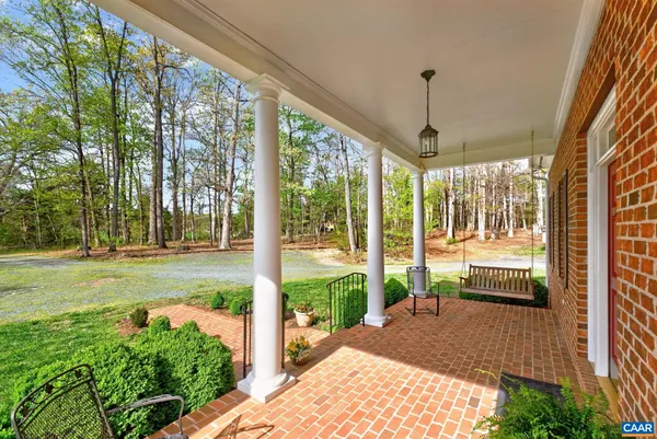 a house view with a garden space