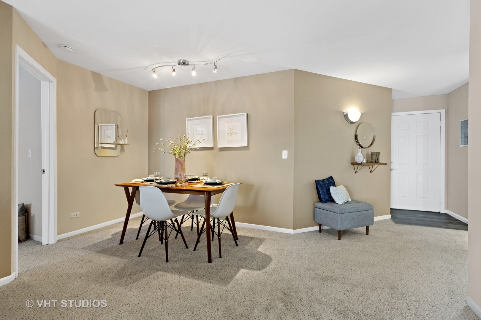 1919 Brookdale Road, Unit 108 Naperville, IL 60563 - Photo 29 of 53 a view of a dining room with furniture