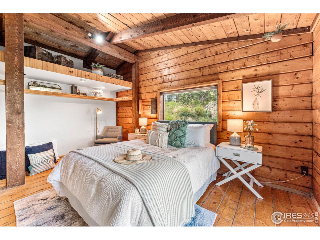 3907 Ridge Road Nederland, CO 80466 - Photo 20 of 40 Primary bedroom with loft storage