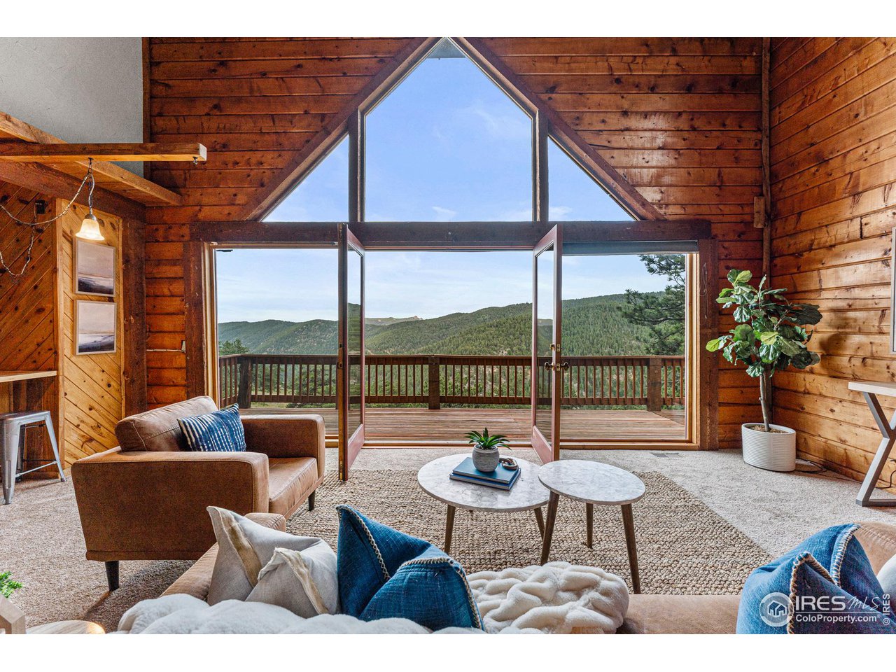 3907 Ridge Road Nederland, CO 80466 - Photo 6 of 40 Great room with stunning views!