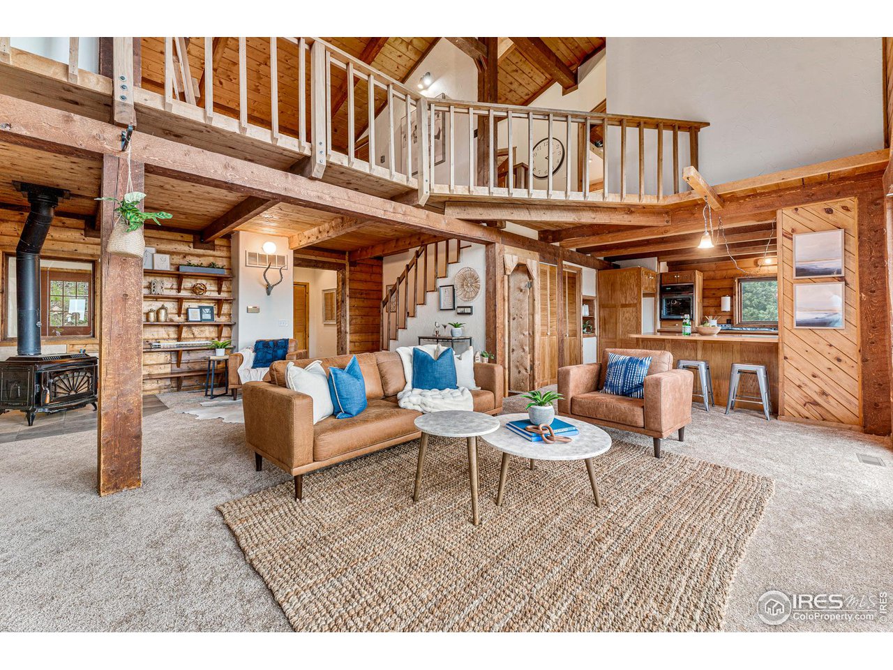 3907 Ridge Road Nederland, CO 80466 - Photo 7 of 40 Open living space with loft