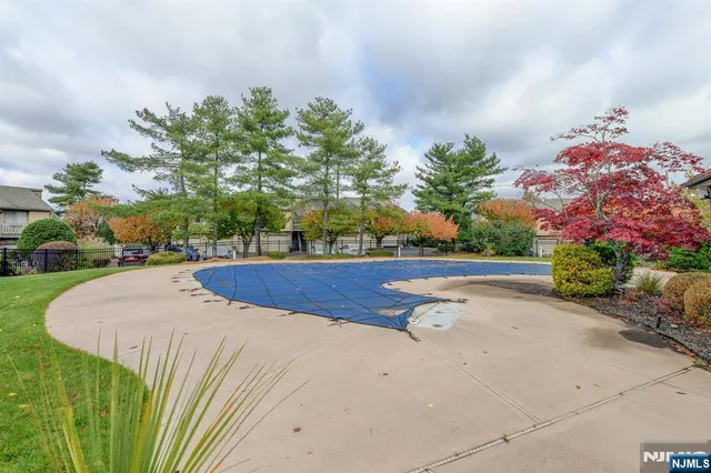 a view of outdoor space with garden
