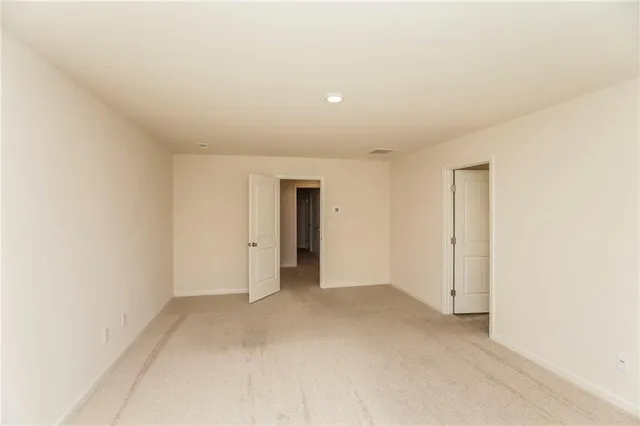 a view of an empty room