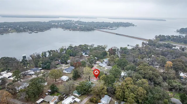 a aerial view of a city