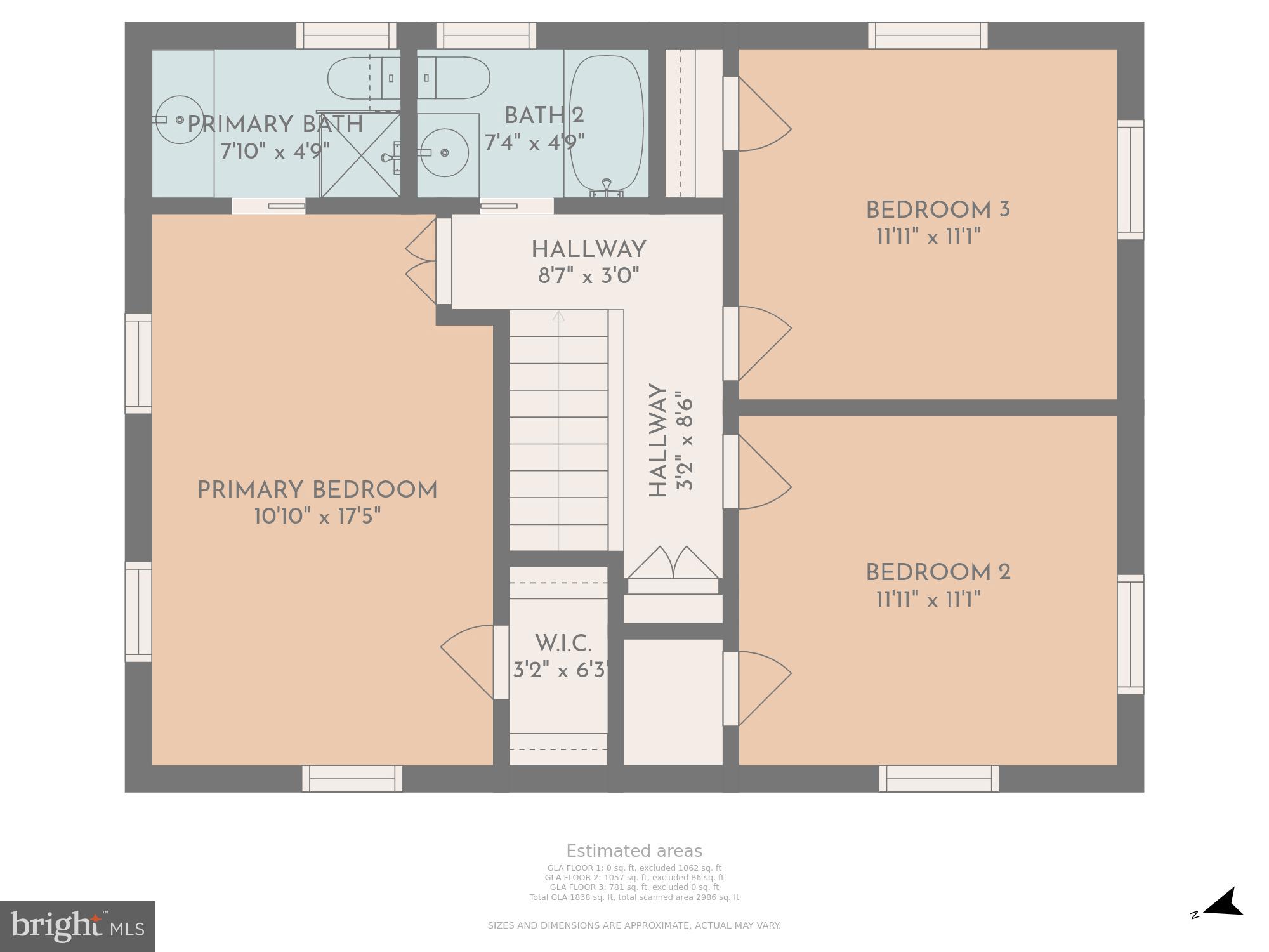 9319 Sudbury Road Silver Spring, MD 20901 - Photo 53 of 54 Upper level floor plan