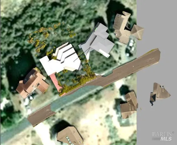 a view of a house with a balcony