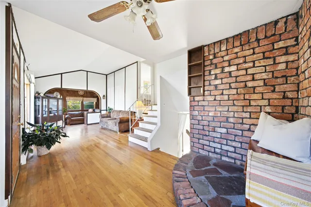 a living room with a couch