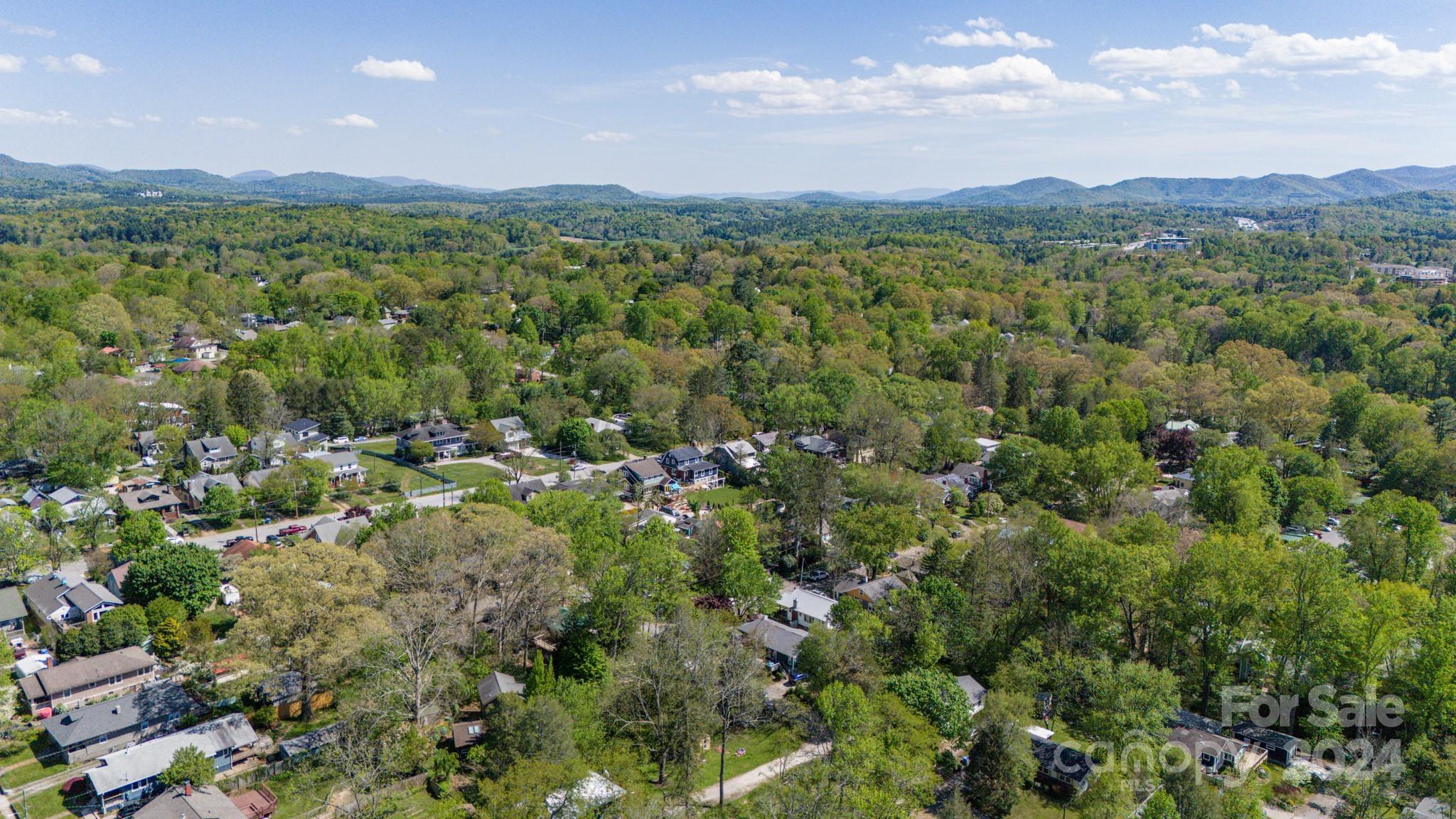 1 Westgate Road Asheville, NC 28806 - Photo 11 of 25 a view of a city with lush green forest